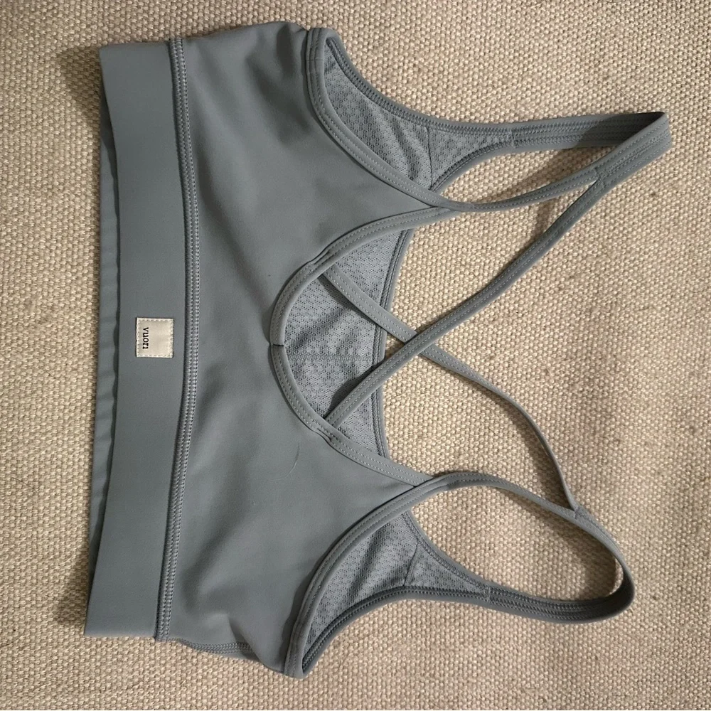 Vuori Light Blue Women's Sports Bra - Picture 2 of 2